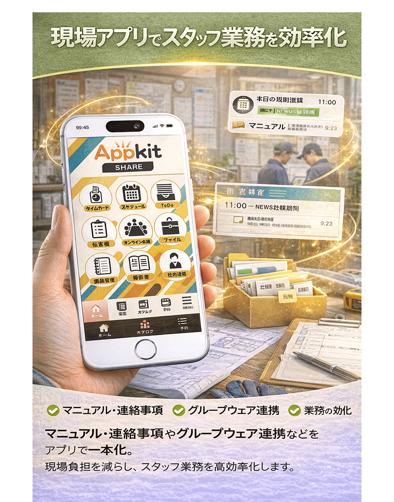 業務支援アプリ